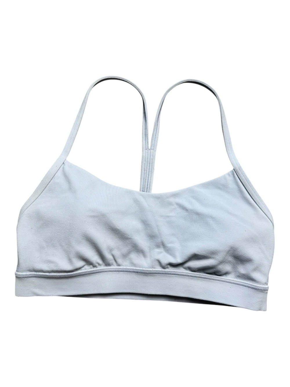lululemon athletica Pale Blue Minimalist Strappy Sports Bra Size 6 - Athleisure